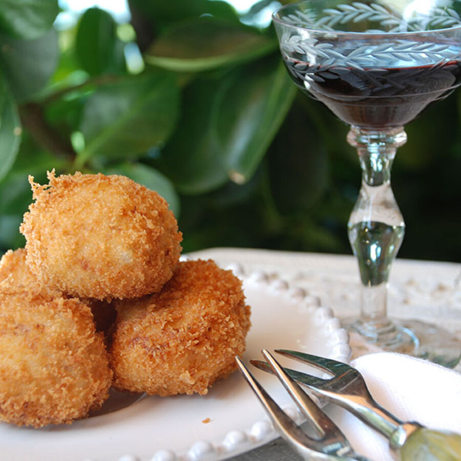 Croquetas de Gorgonzola y cebolla caramelizada de Pepe & Cro