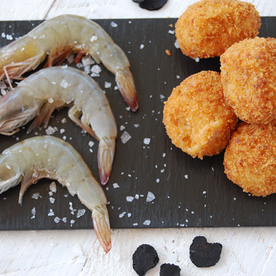 Croquetas de Langostino y trufa de Pepe & Cro